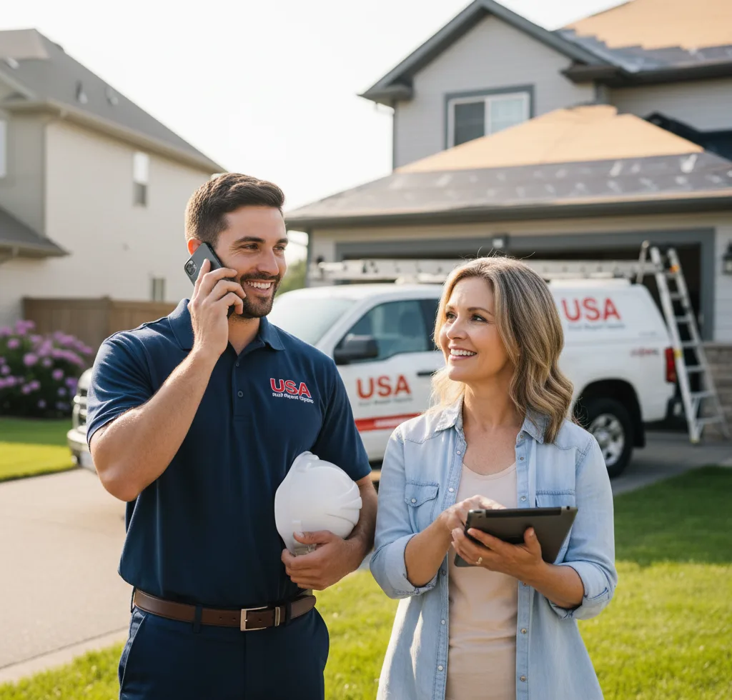 USA Roof Repair Experts customer support in Glenwood